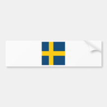 Högkvalitativ flagga för sverige bildekaler