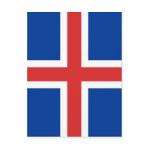Högkvalitativa Island sjunker Vykort