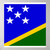 Högkvalitativa Solomon Island sjunker Affischer