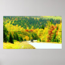 Höglands- scenisk huvudväg, West Virginia Posters