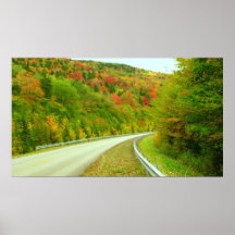 Höglands- scenisk huvudväg, West Virginia Affisch