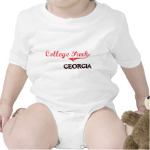 Högskolan parkerar den Georgia stadsklassikern Tee Shirt