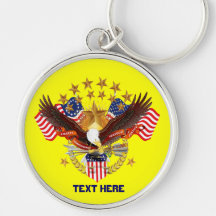 Högvärdig Amerika andenyckelring