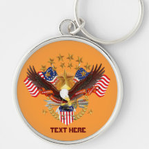 Högvärdig Amerika andenyckelring
