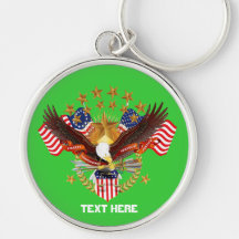 Högvärdig Amerika andenyckelring