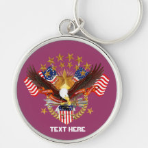 Högvärdig Amerika andenyckelring
