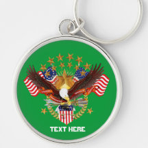 Högvärdig Amerika andenyckelring