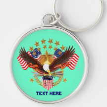 Högvärdig Amerika andenyckelring