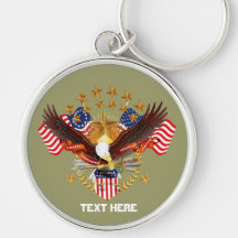 Högvärdig Amerika andenyckelring
