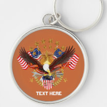Högvärdig Amerika andenyckelring