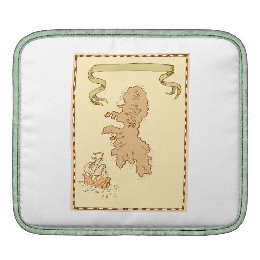 Högväxt frakt för kartaskattö iPad sleeve