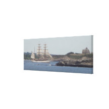Högväxt frakt kanvasduk med gallerikvalitet 