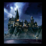 Hogwarts slott på natten affischer