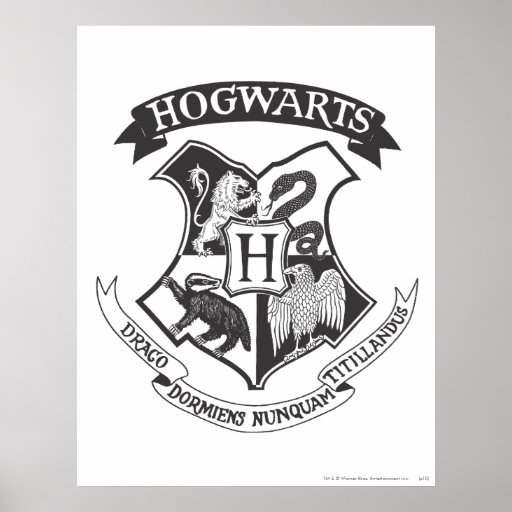 Hogwarts vapensköld 2 posters
