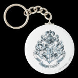 Hogwarts vapensköldblått nyckelringar