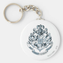 Hogwarts vapensköldblått nyckelringar