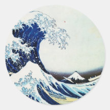 Hokusai. Klistermärke