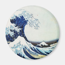 Hokusai. Kylskåpsnagnet
