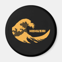 Hokusai - underbaren vinkar magneter