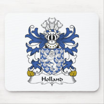 Holland familjvapensköld mus matta