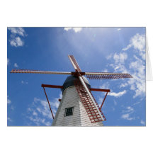 Holland kvarn hälsningskort