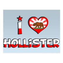 Hollister CA Vykort