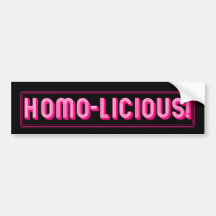 Homo-Licious! Bildekal