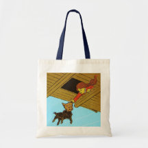 Hon fångade Toto vid gå i ax Tote Bags