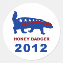 HONEY BADGER 2012 RUNDA KLISTERMÄRKEN