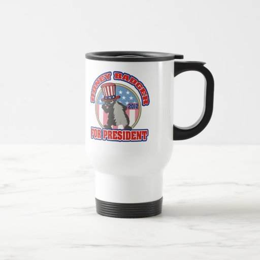 honey badger för presidenten 2012 kaffe koppar