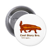 Honey badger - kall berättelse Bro. Berätta den ig Knapp