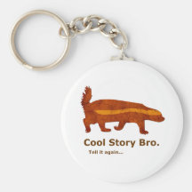 Honey badger - kall berättelse Bro. Berätta den ig Nyckelringar