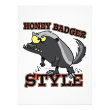 HONEY BADGERSTIL PERSONLIGA TILLKÄNNAGIVANDE