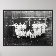 Honolulu basketlag 1910 affisch