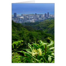 Honolulu Hawaii Hälsningskort