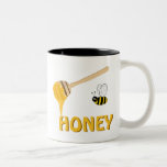 Honung- och honungbikopp kaffe mugg