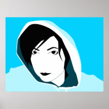 hooded stirrande print
