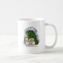 Hopp för tvärgataShih Tzu rädding för helgdagar Kaffe Muggar