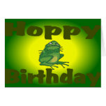Hoppy födelsedag kort