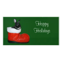 Hoppy helgdagar anpassade foto kort