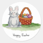 Hoppy påskklistermärke