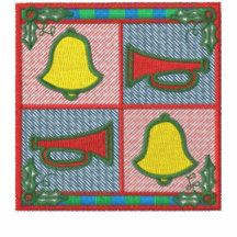 Horns- och klockorhelgdag broderade kvinna skjorta broderad pikétröja
