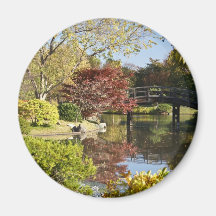 Höst på den Missouri botanisk trädgård Kylskåps Magneter