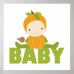 Höstbaby shower undertecknar posters