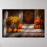 Hösten - Halloween - vi är all lycklig som ser dig Print