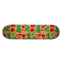 Höstkörsbärmönster Skate Deck