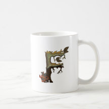HöstträdMonogram F Kaffe Muggar