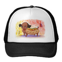 Hot Dog In The City Kitschy Cute kepsar