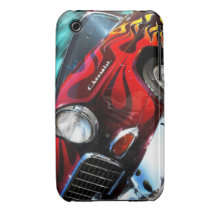 Hot rod Chevy iPhone 3 Fodraler