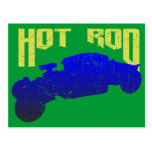 Hot rod vykort
